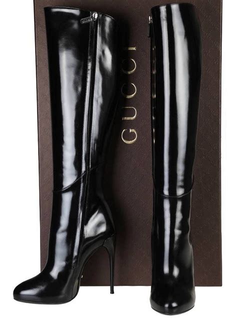 gucci boot heel|Gucci high heel boots.